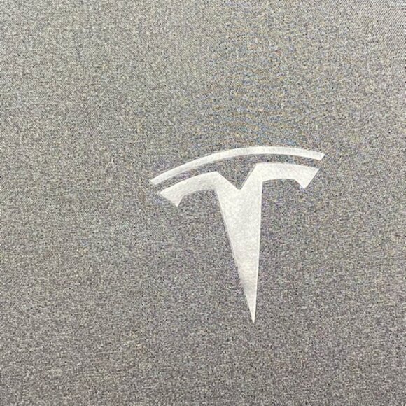 Tesla Men's Black Soft Shell Jacket Logo Full Zip Large Employee Windbreaker - Picture 2 of 15